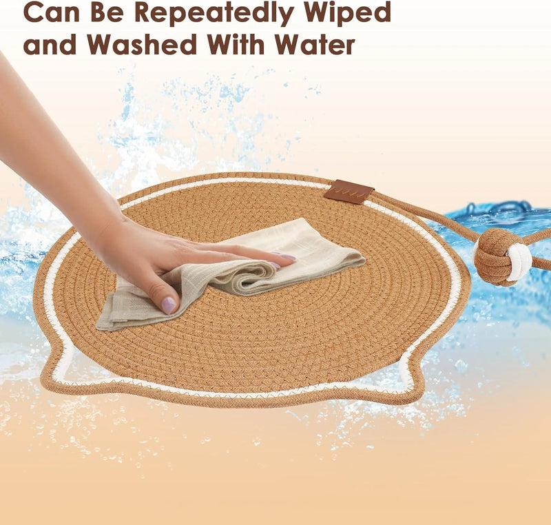 Cotton Rope Cat Scratching Mat Water Resistant