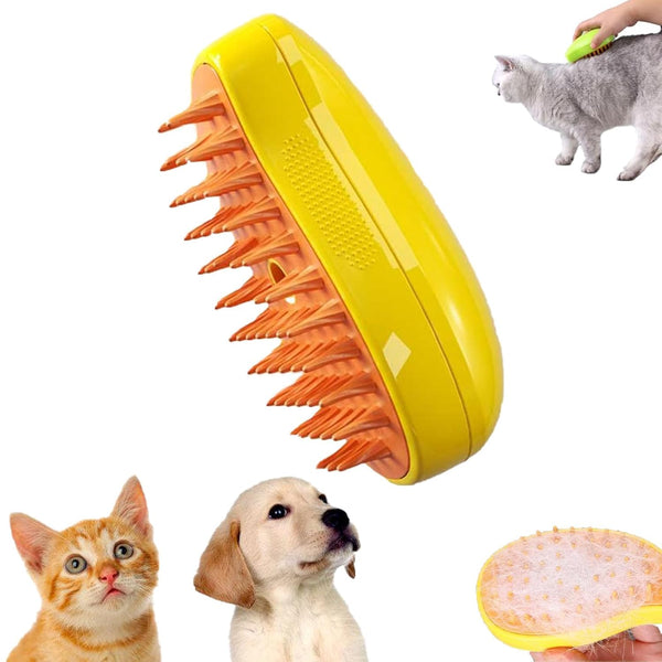 Steamy 3 in 1 Pet Hair Brush