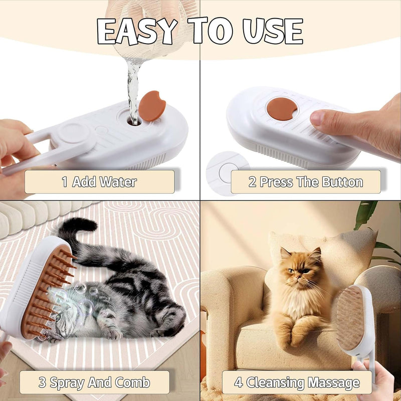 Professional Pet Steam Brush