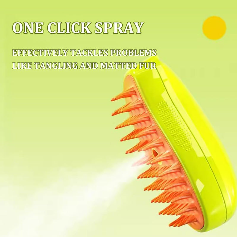 Steamy 3 in 1 Pet Hair Brush