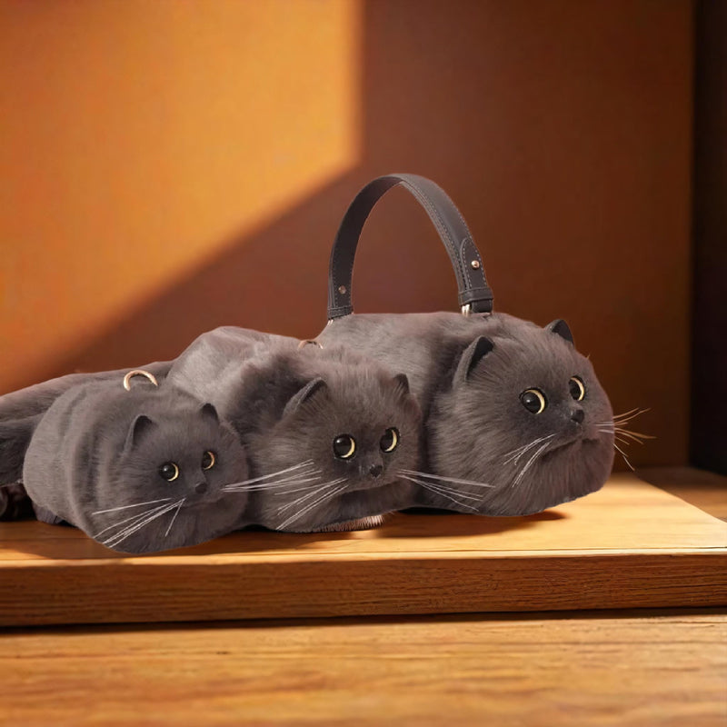 PetyCat Handbag - Gray