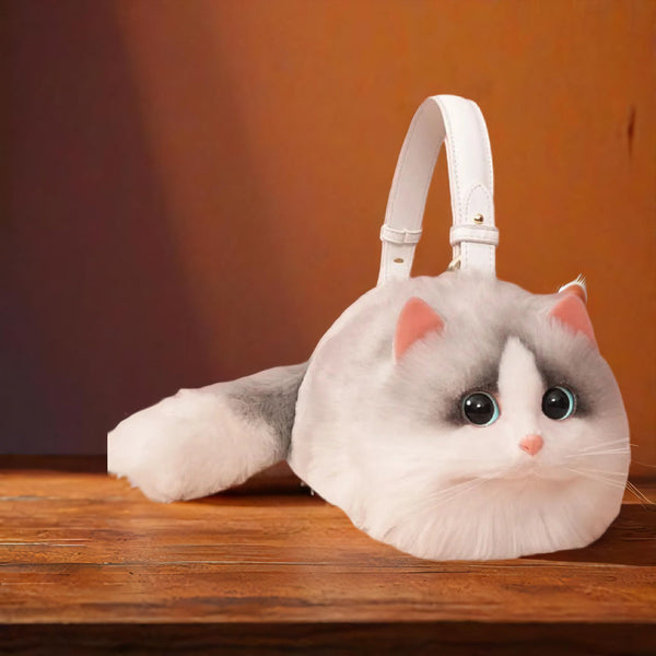 PetyCat Handbag - Silver Gradient