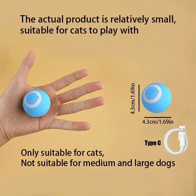 Rotating Smart Ball Cat Toy