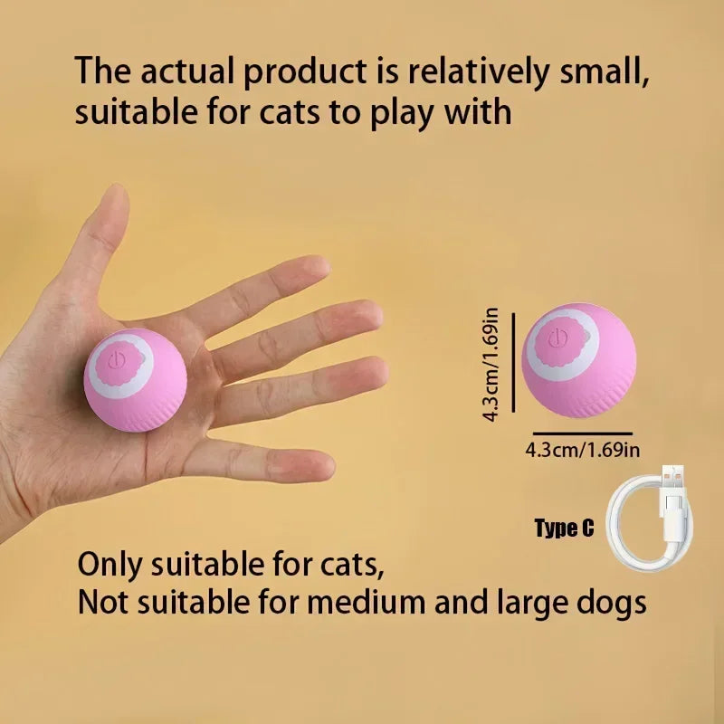 Rotating Smart Ball Cat Toy